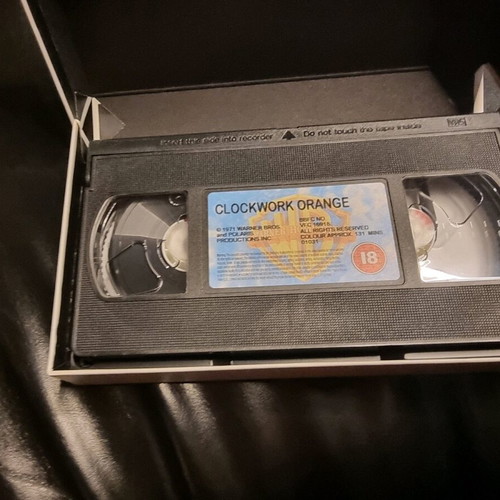 Clockwork Orange VHS like new social genre