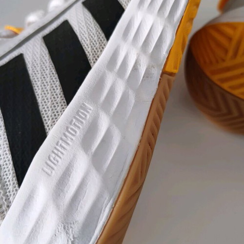 Adidas athletic shoes size 30 like new, grey and yellow