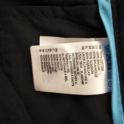 H&M men's pants, size M, beige and dark blue, set of three