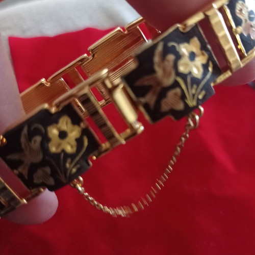 Vintage Spanish Damascene Bracelet from Toledo, new