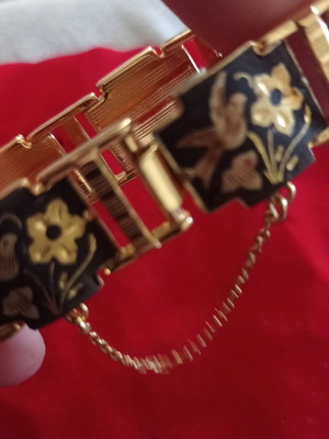 Vintage Spanish Damascene Bracelet from Toledo, new