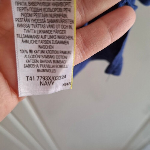 Marks & Spencer cotton blouse blue-purple size L/XL like new