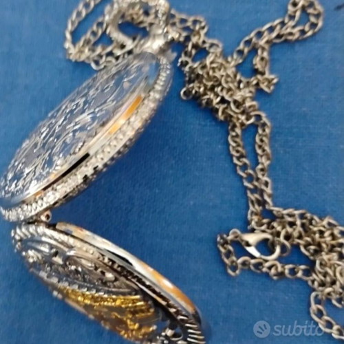 Vintage pocket watch with chain