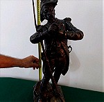  Γαλλικό μπρούτζινο άγαλμα 19ου αιώνα του H.Dumaige Grenadier στρατιώτης
