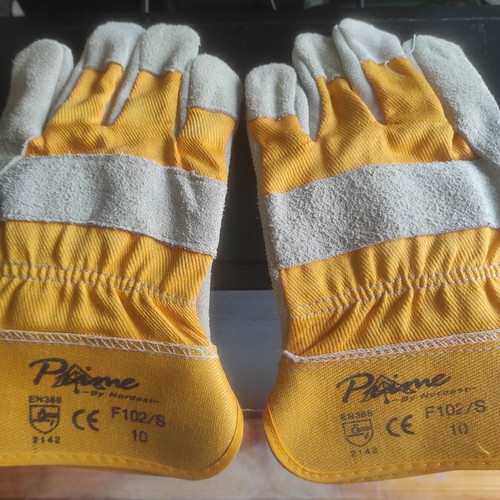 Plame by Nordwest F102/S Leather Work Gloves Size 10 New