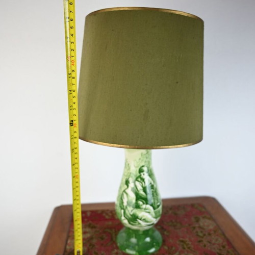 Table lamp vintage design used, 46 cm height