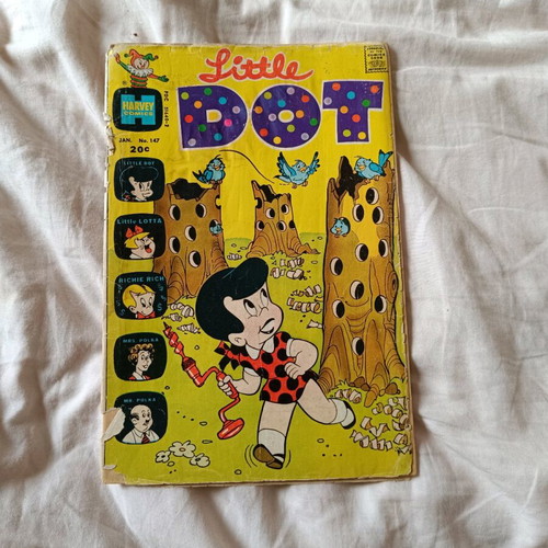 Little DOT 147 comic used, vintage 1973