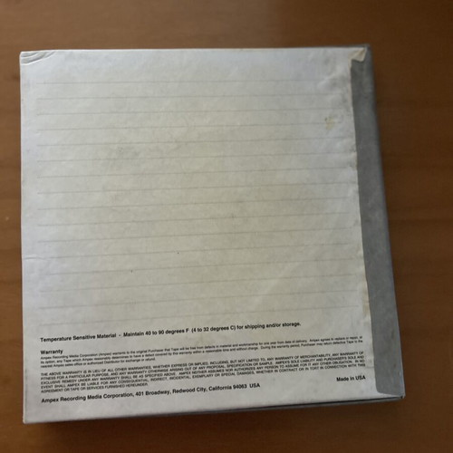 Ampex 456 Professional 7” Tape Reel new, empty
