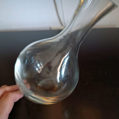Wine carafe like new, thick glass