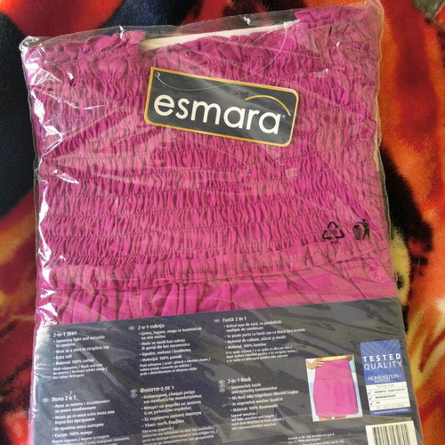 Esmara skirt new, size L, yellow