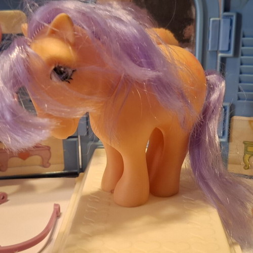 Vintage El Greco My Little Pony salon set used, 1980s collectible