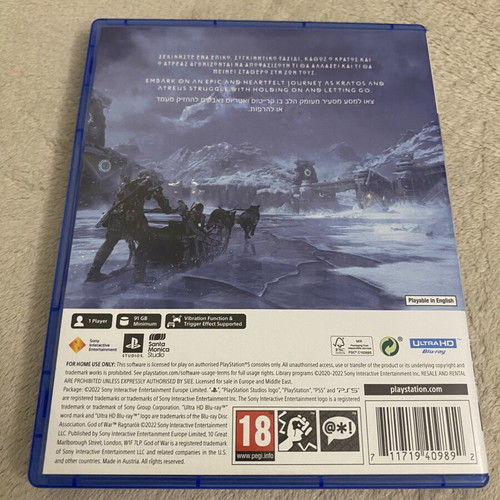 God of War Ragnarok PS5 game
