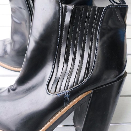 Pull & Bear ankle boots blue black size 39 like new