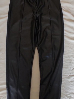 Terranova faux leather leggings like new, black, size L