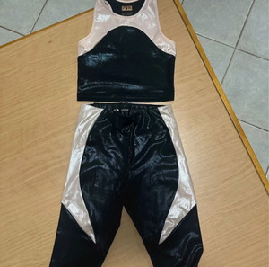 Zara kids αθλητικό set κολάν με crop top μπλουζάκι size 11 - 12 age