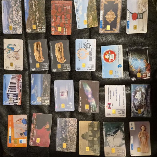 Vintage OTE Phone Cards Collection used