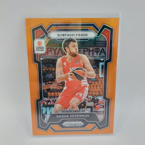 2023-24 Euroleague Prizm Sasha Vezenkov orange like new /49