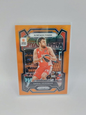 2023-24 Euroleague Prizm Σάσα Βεζένκοφ orange σαν καινούργιο /49