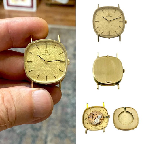 Omega winding watch gold 14 karat used