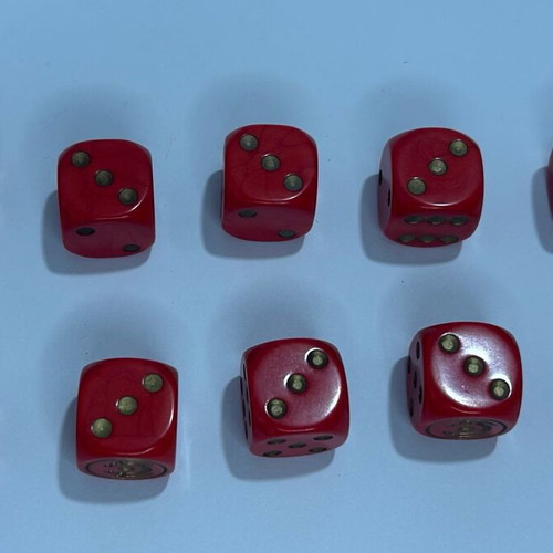 Combat Hex 2004 Sabertooth Games Dice pack of 10 like new