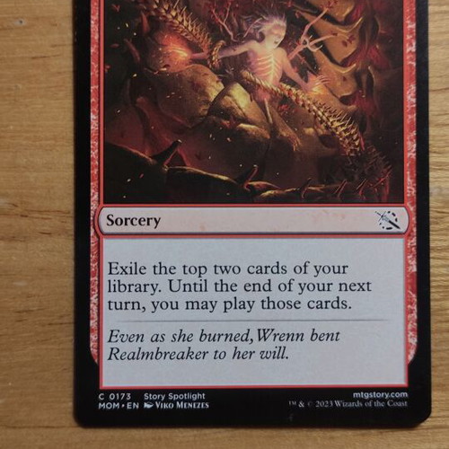 Wrenn's Resolve Magic the Gathering card like new