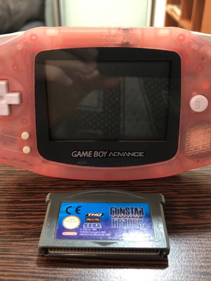 Nintendo Game Boy Advance μεταχειρισμένο με σπάνιο παιχνίδι GunStar Heroes
