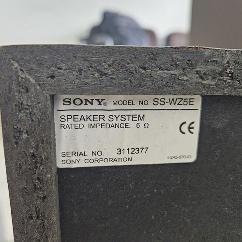 Sony MHC-W25 Mini Hi-Fi Stereo System used with speakers