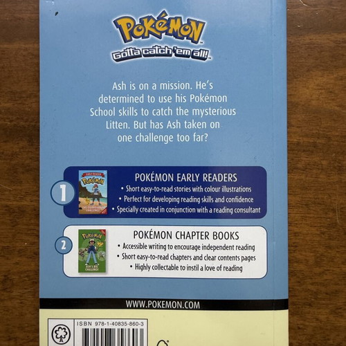 Pokemon Early Reader The Litten Mystery book like new, English