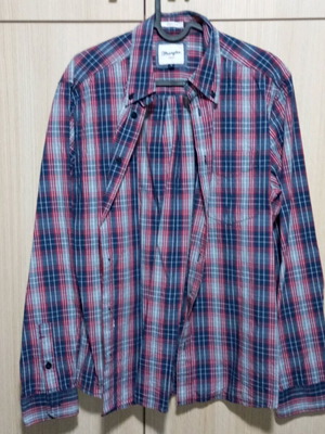 Wrangler men's shirt size S, multicolor, like new, cotton