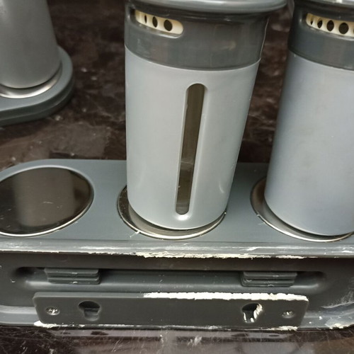 Spice jars used, set of 6 with magnetic bases