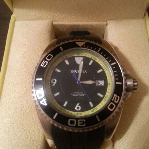 Invicta Pro Diver 6057 automatic watch, black, 45mm
