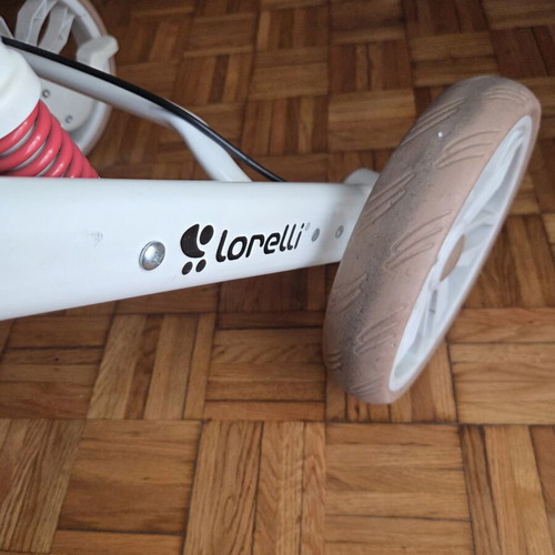 Lorelli Luna 2 in 1 baby stroller beige, convertible bassinet