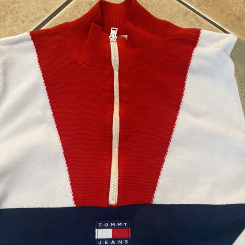 Tommy Hilfiger sweater, size S, white and red