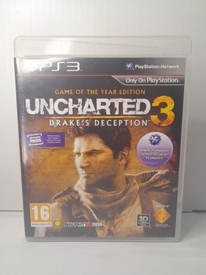 Uncharted 3 Game of the Year Edition PS3 like new with Greek subtitles