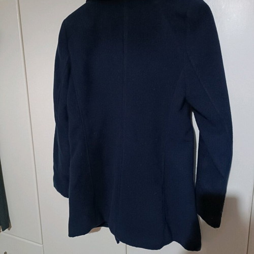 Bershka blue coat used, size M