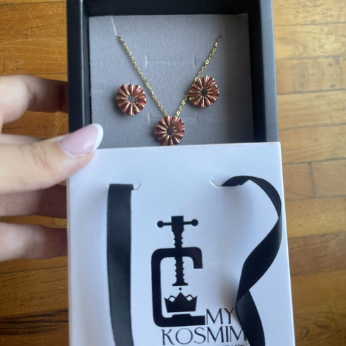 Jewelry set handmade silver like new
