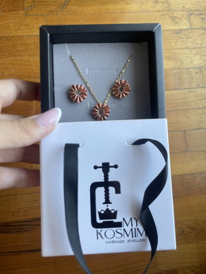 Jewelry set handmade silver like new