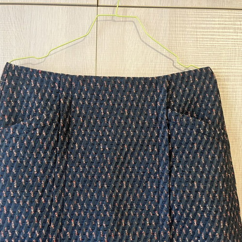 Mini skirt Loft like new, winter, size medium, blue