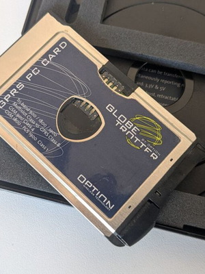 Option Globetrotter GT1400 PCMCIA κάρτα μεταχειρισμένη, πλήρες πακέτο