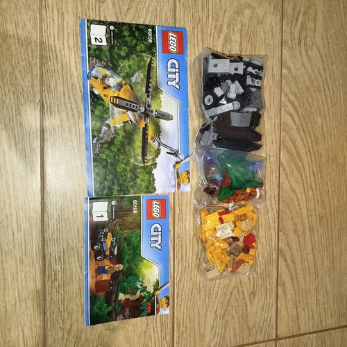 Lego City Jungle Cargo Helicopter 60158 like new