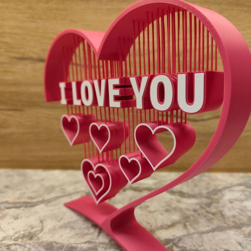 Valentine Heart String Art new, size 24x22 cm