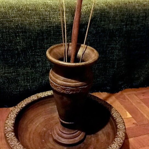 Vintage χειροποίητο σετ κεραμικών terracotta από τη Φλωρεντία σαν καινούργιο