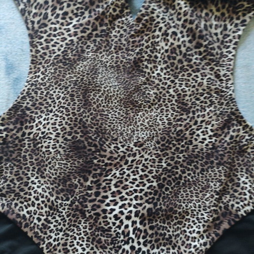 Bilitis women's swimsuit new, size S/M, leopard print