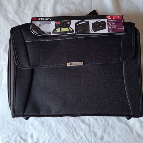 Delsey laptop bag new, for screens up to 15.4 inches, black
