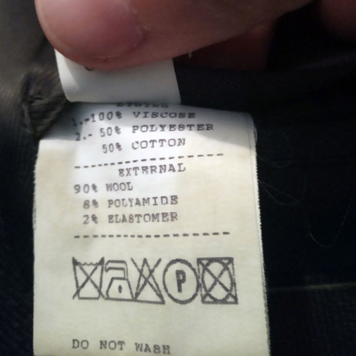 Caramelo men's jacket gray, 90% cotton, almost unused, size 52