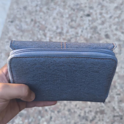 Vintage wallet like new, turquoise