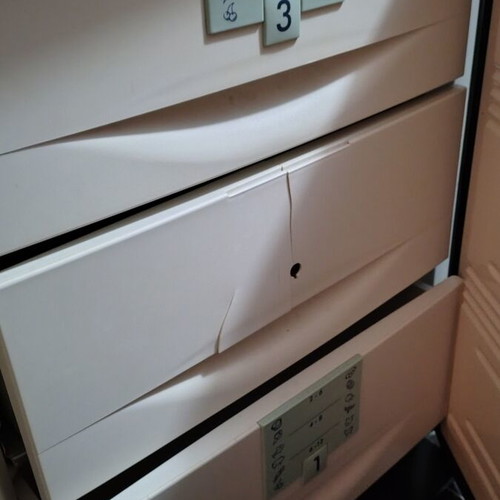 Liebherr No Frost fridge freezer used, inox