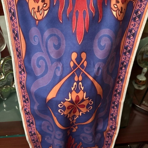Aladdin Magic Carpet towel like new, oriental design