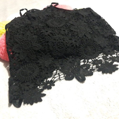 Black Lace Top Tally Weijl New Size M