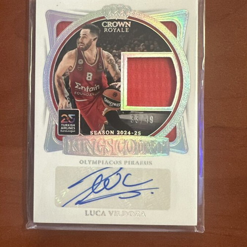 Panini Crown Royale Luca Vildoza /49 basketball card